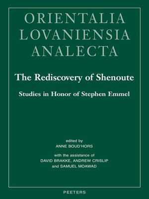 cover image of The Rediscovery of Shenoute
